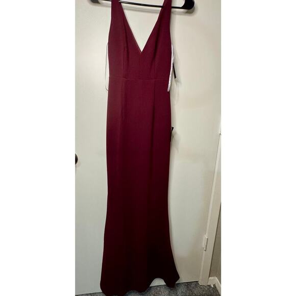 Lulus long dress in Maroon size XXS - Picture 2 of 2